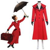 Halloweez Mary Poppins Inspired Cosplay Costume Dress for Adults - Halloweez